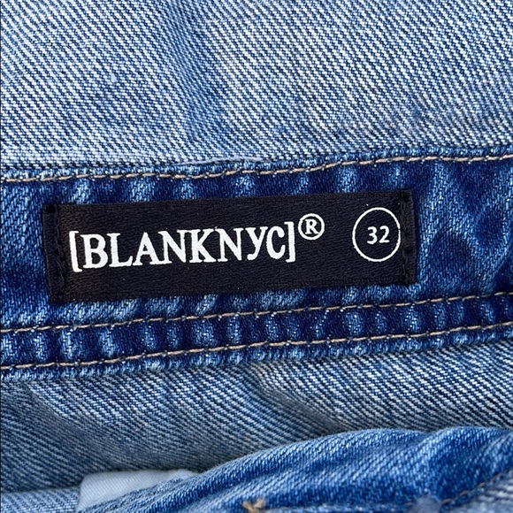 🌺 BLANK-NYC; BNWT Denim Kingpin Shortall; Sz. W32 - Picture 13 of 16